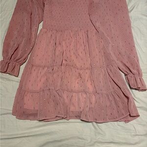 Charming Pink flowy Dress